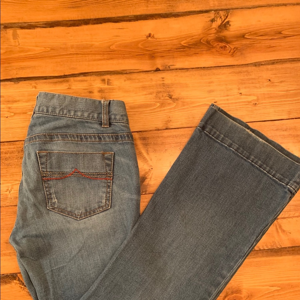 Ann Taylor Loft denim flares
